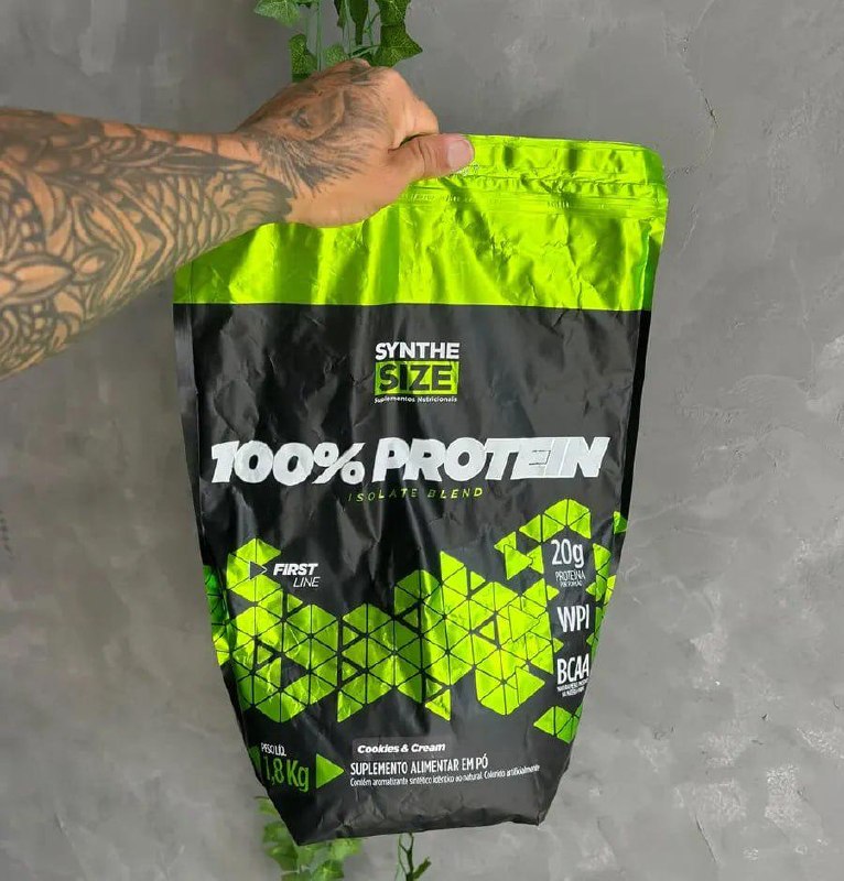 Synthesize Whey 100% Isolate Blend Protein 1,8kg Baunilha
