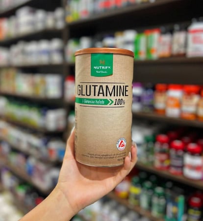 Glutamine L-glutamina Isolada 100% Sem Sabor 500g Nutrify