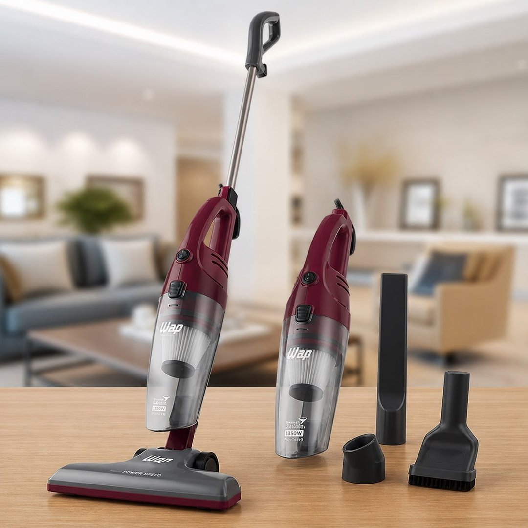 Aspirador De Pó Vertical E Portátil Wap High Speed Plus 1350w 1,2 Litros Filtro Hepa Tecno...