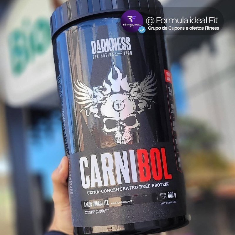 Whey Proteína De Carne Carnibol Caramel 900g Darkness
