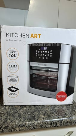 Air Fryer Kitchen Art 16L 4 em 1 com Espeto Rotisserie KAF16A