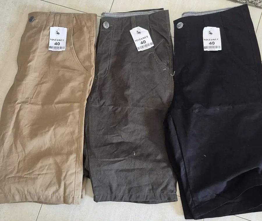 Kit 3 Bermuda Masculina Sarja Short Jeans Social Brim Lisa