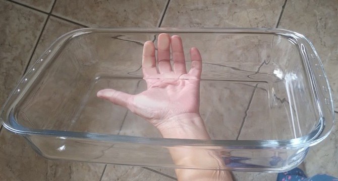 Lasanheira de Vidro Marinex Retangular 3,7L