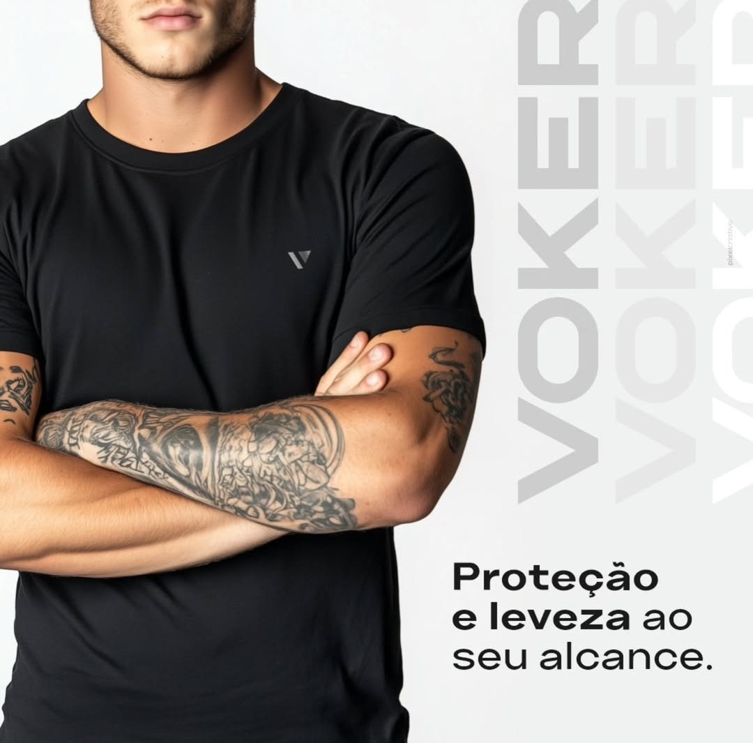 Camisa Térmica Voker Proteção Solar Uv Dry Fit