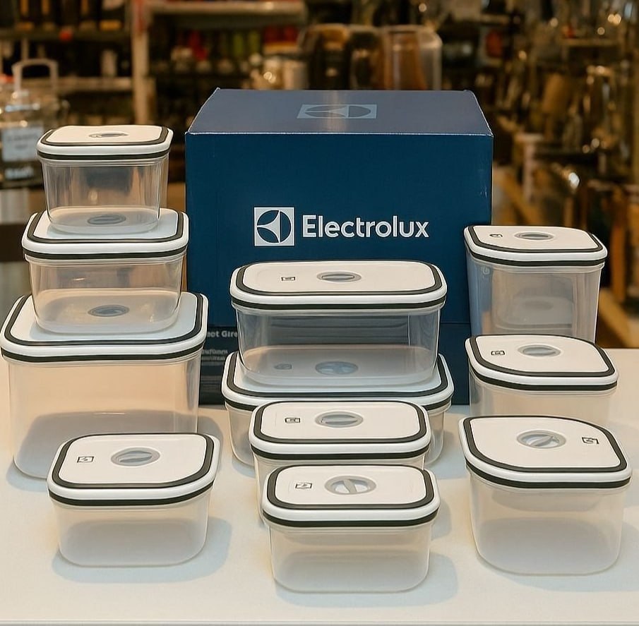 Electrolux - Kit Potes de Plástico Hermético, 10 unidades