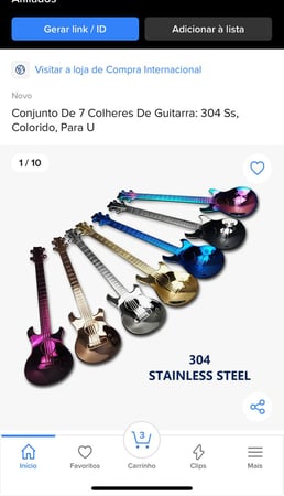 Colher guitarra