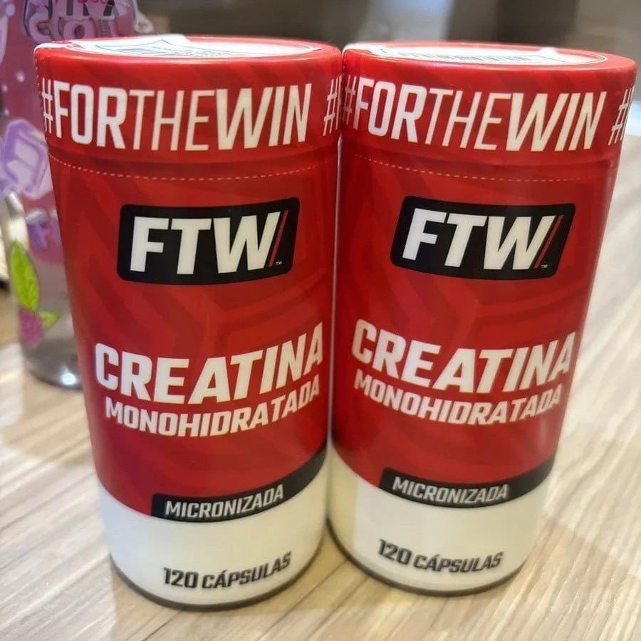 Creatina Monohidratada Micronizada Pote 120 Cápsulas - Ftw