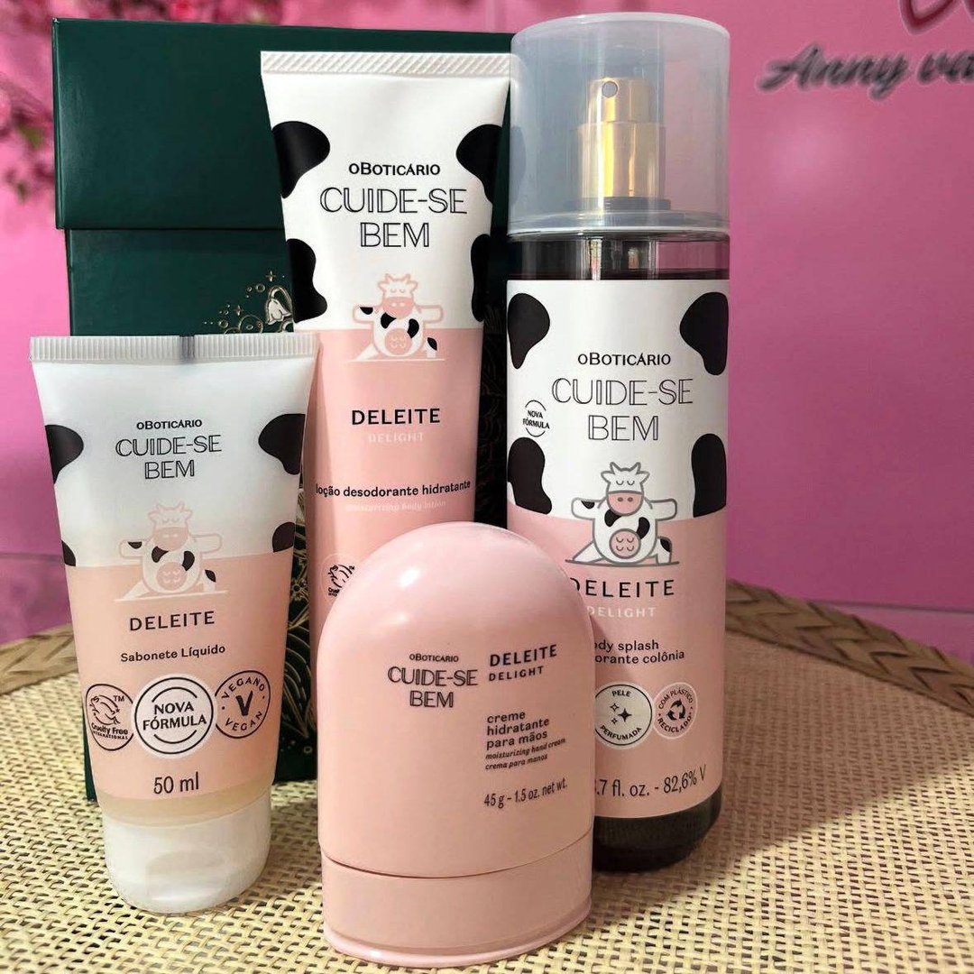 O Boticario Presente Cuide-se Bem Deleite Body Spray E Loção Hidratante Corporal
