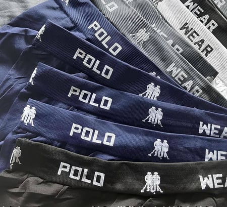 Kit 10 Cuecas Boxer Polo Wear Masculina Sem Costura