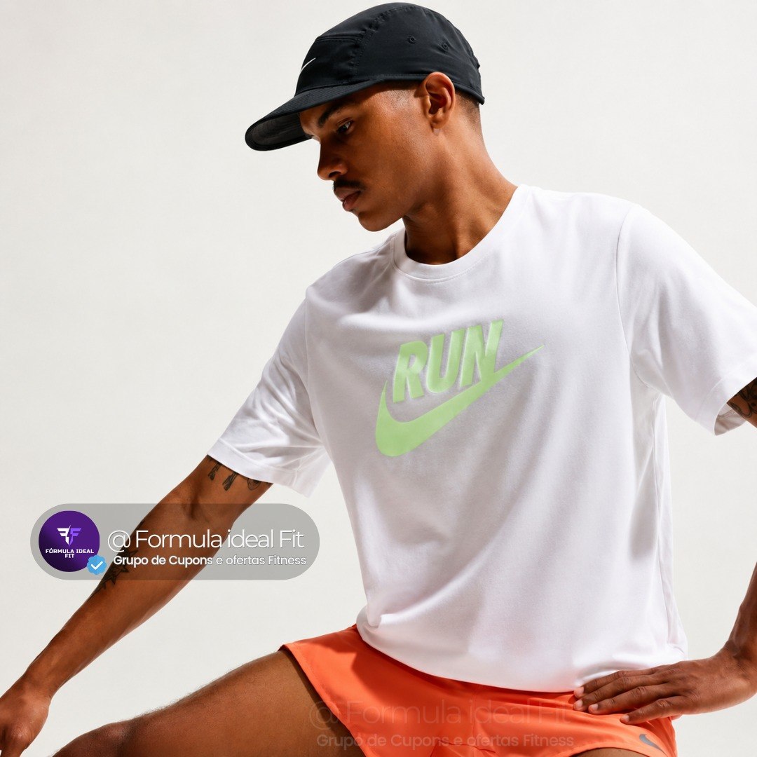 Camiseta Dri-fit Nike Run Swoosh Masculina