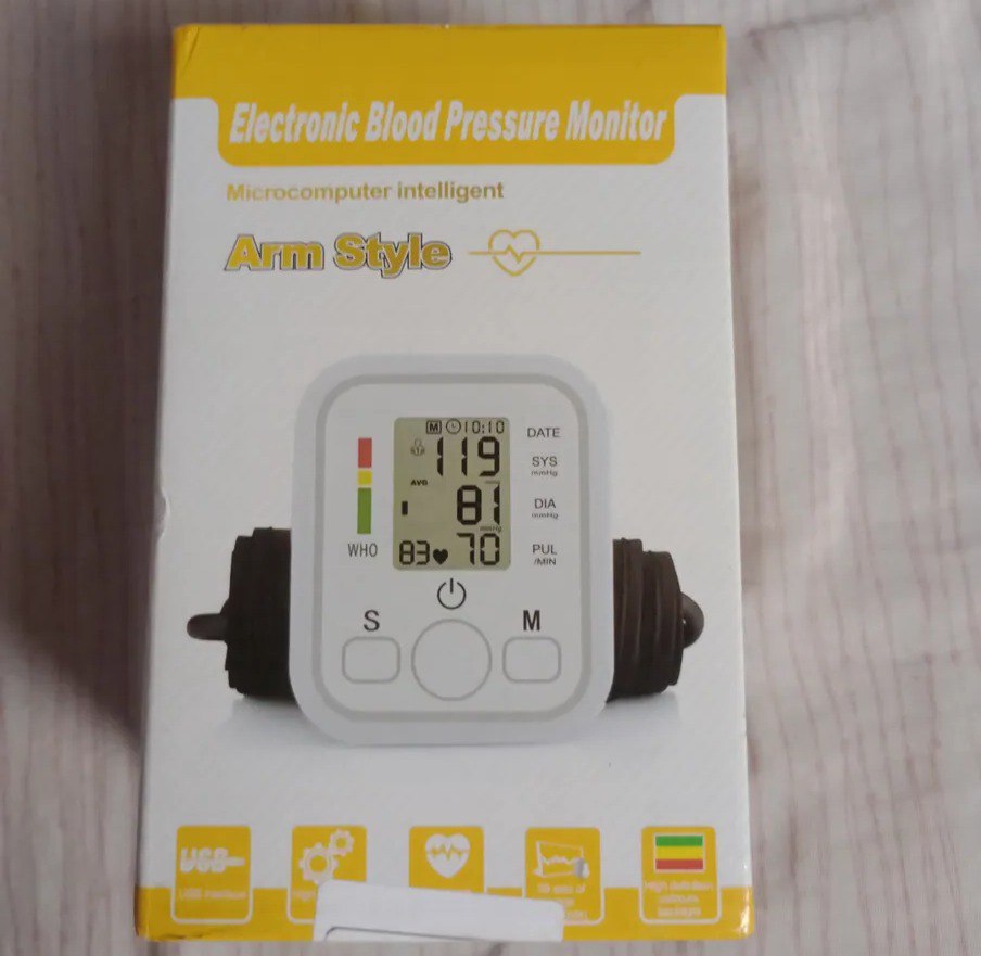 Aparelho Para Medir Pressão Arterial BOAS Automático Aferir Braço