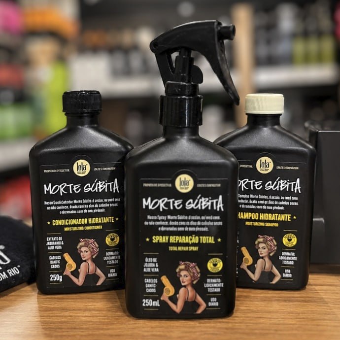 Kit Morte Súbita (Shampoo + Condicionador + Spray Reparaçao) - Lola From Rio