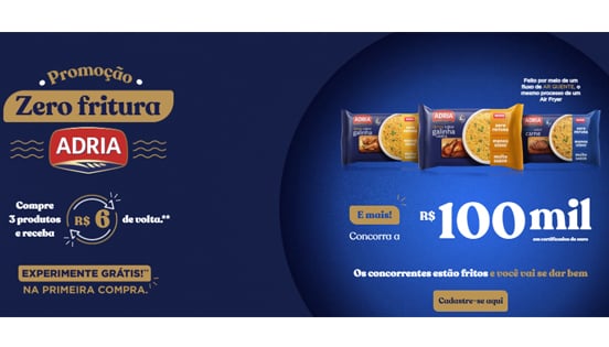 Experimente Grátis o Novo Macarrão Instantâneo com Cashback na Pr...