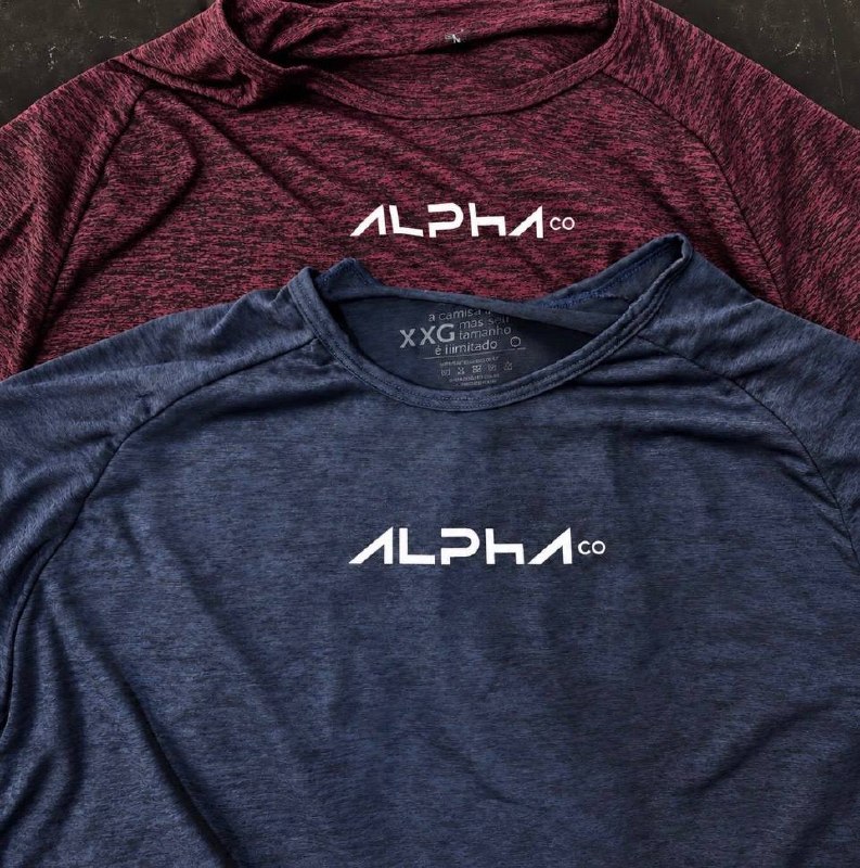 Kit 2 Camisetas New Fluid Masculina Dry Alpha