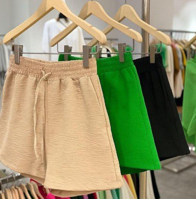 Kit 3 Shorts Feminino Basico Cintura Alta Confortável