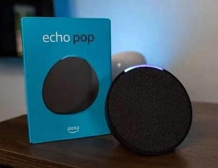 Echo Pop Compacto Smart Speaker com Alexa