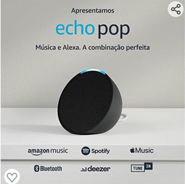 Lançamento Amazon: Echo Pop Smart Speaker