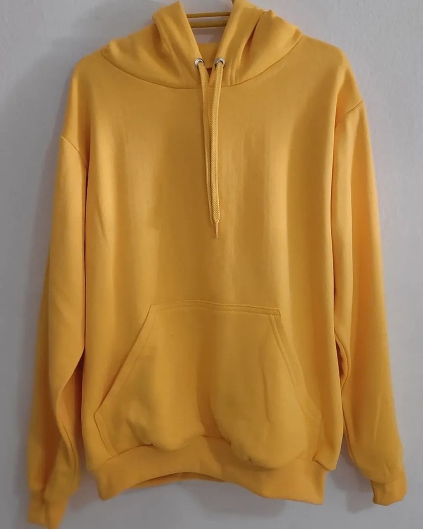 Moletom Feminino Canguru Liso Com Capuz Blusa De Frio Casaco