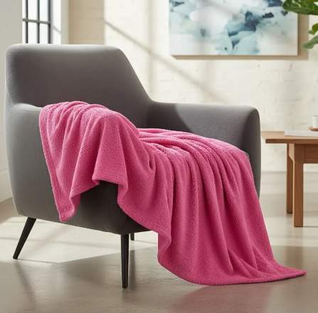 Manta Lisa De Microfibra Macia Leve Conforto Térmico Lavável Liso - 5 cores