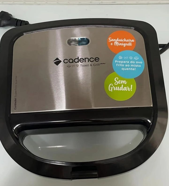 Sanduicheira Cadence Com Inox 127V - SAN615, Modelo: SAN615-127V