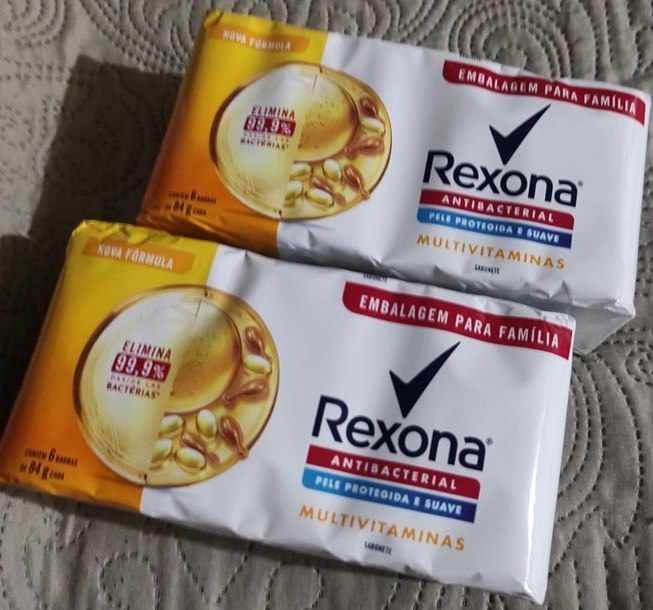 Pack Rexona Sabonete em Barra Multivitaminas 84g - 6 Barras