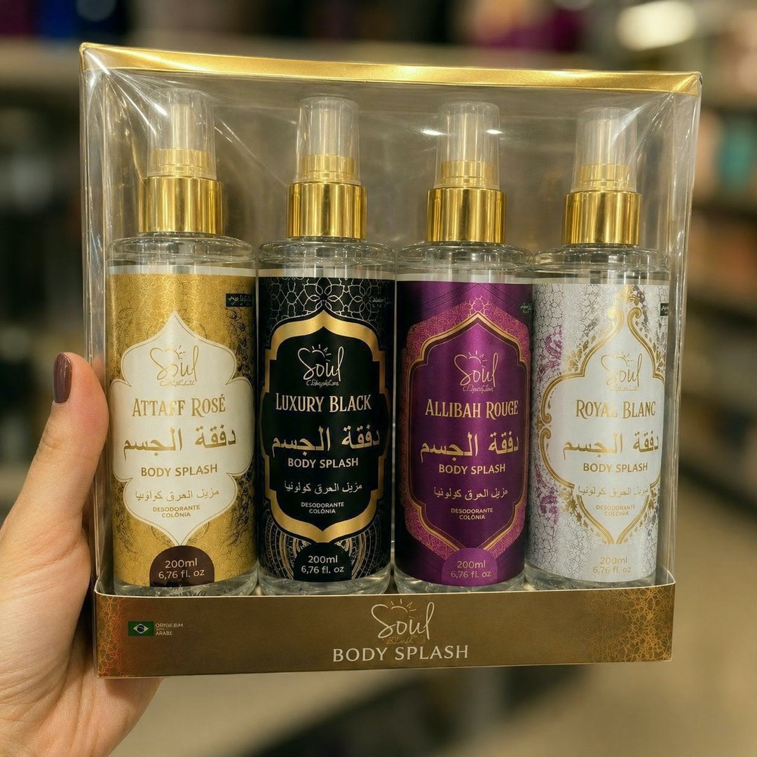 Body Splash C/4un 200ml