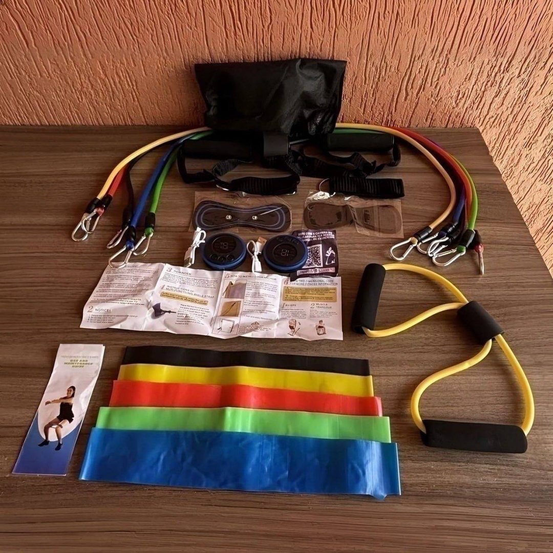 Kit 20 Itens Esportivos Para Treino Em Casa