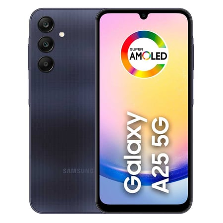 Smartphone Samsung Galaxy A25 256GB Azul Escuro 5G 6,5" 8GB RAM Câmera Tripla 50MP Selfie ...