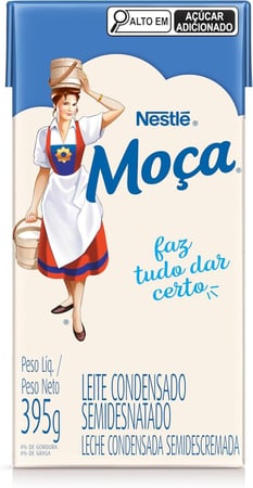 Moça Leite Condensado Tetra Pak, 395g