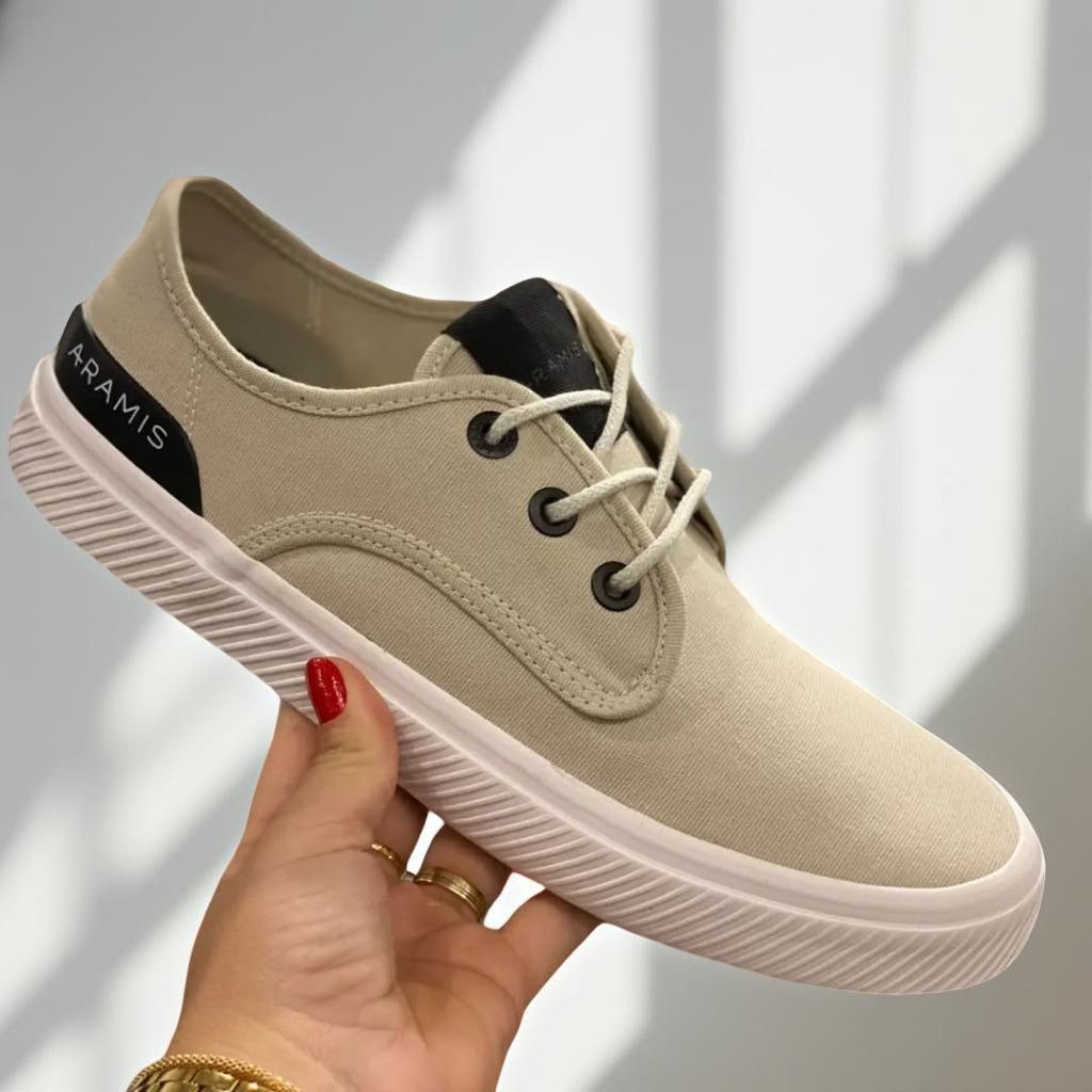 Tênis Aramis Daily Dock Canvas Areia