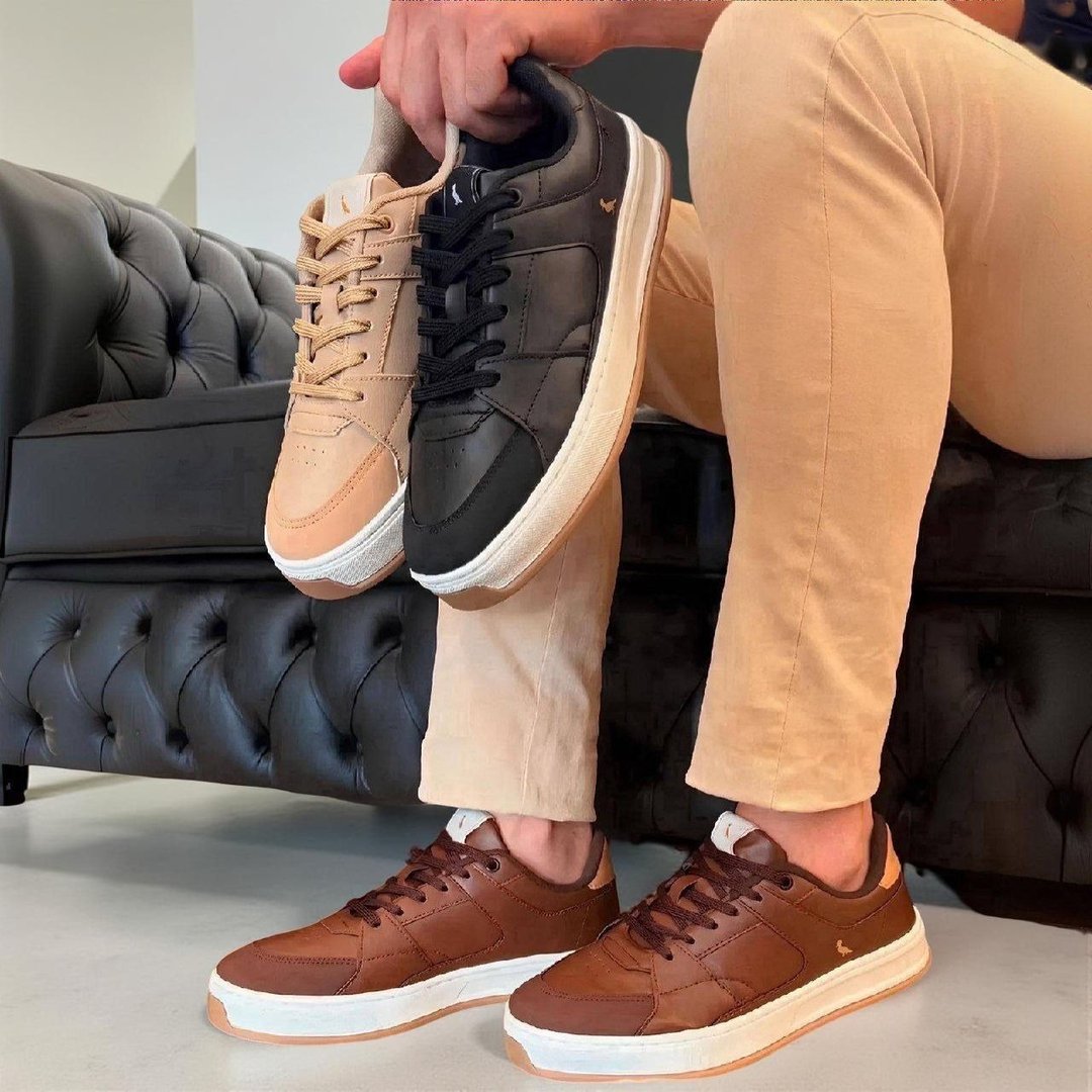 Tênis Reserva Roma Masculino Casual Cano Baixo Elegante