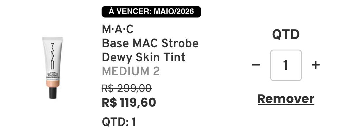 Base MAC Strobe Dewy Skin Tint