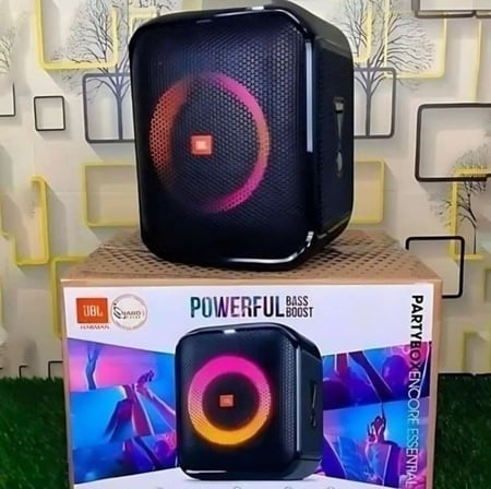 Caixa De Som Bluetooth Partybox Encore Essential 100w Jbl Cor Preto