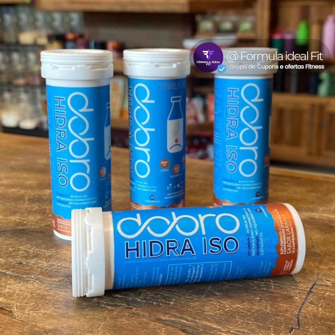 Hidra Iso Repositor Eletrolítico 10 Tabletes Dobro 37g Sabor Laranja
