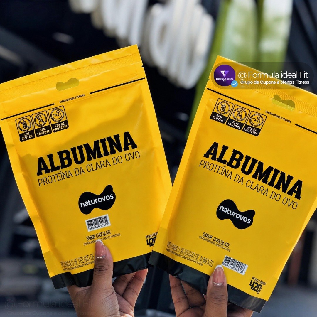 Albumina Naturovos Natural 1kg Proteina