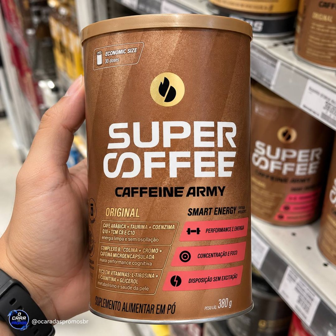 Cafeína Caffeine Army Supercoffee Classic Size 380g
