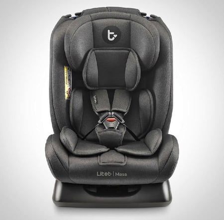 Cadeirinha Infantil Para Carro Litet Mass 0-36kg Preta - Bb456