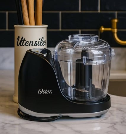 Oster Mini Processador Chromer, 220V, Preto, 125W, 3320