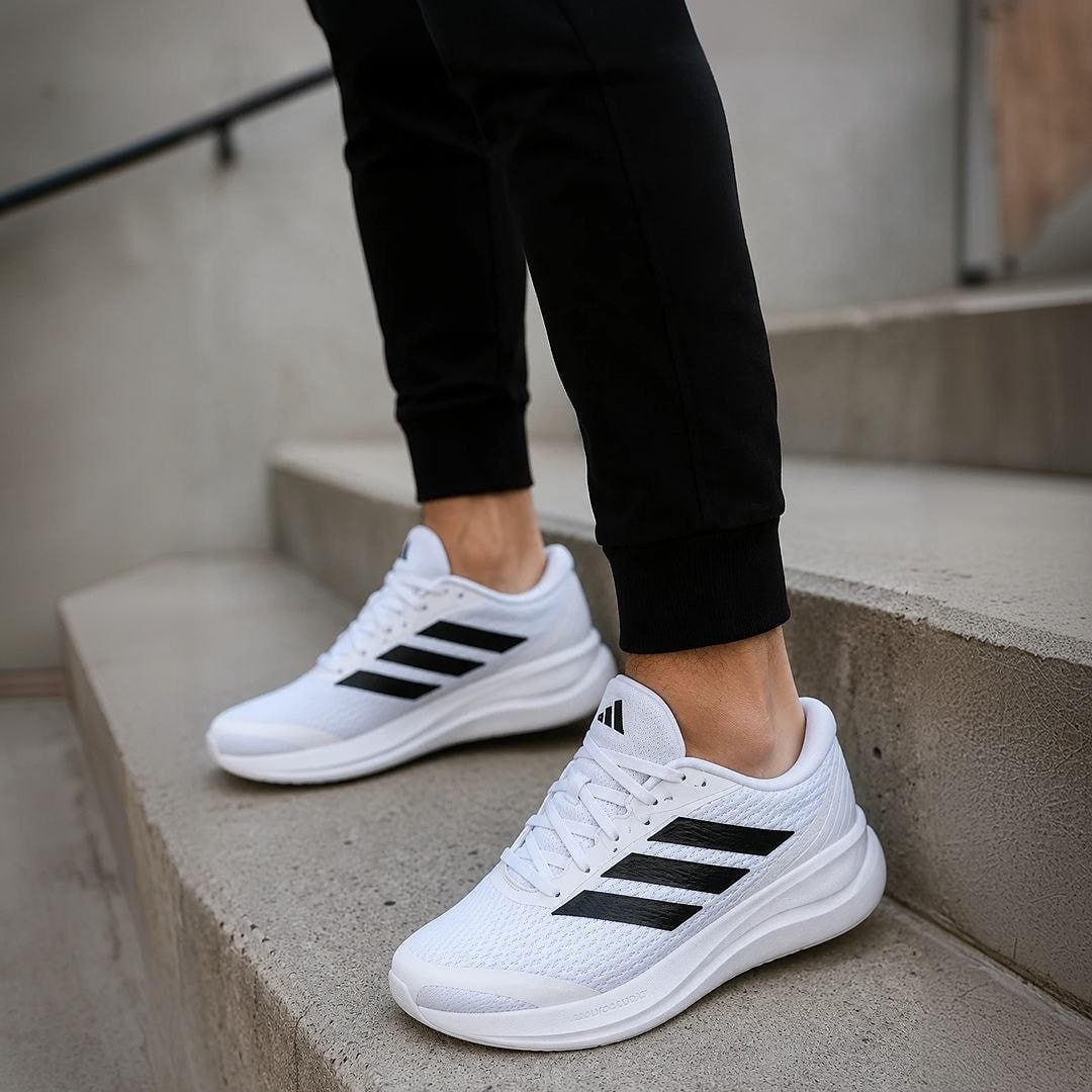 Tênis De Corrida Masculino Runfalcon 6 Cloudfoam adidas Cinza Liso 38 Br
