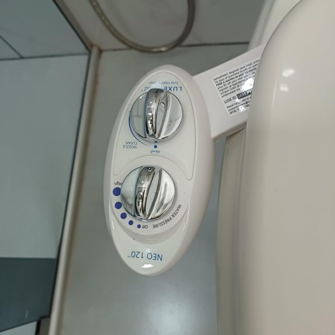 LUXE Bidet NEO 120 - Bocal autolimpante, acessório de bidê não elétrico de água doce para ...