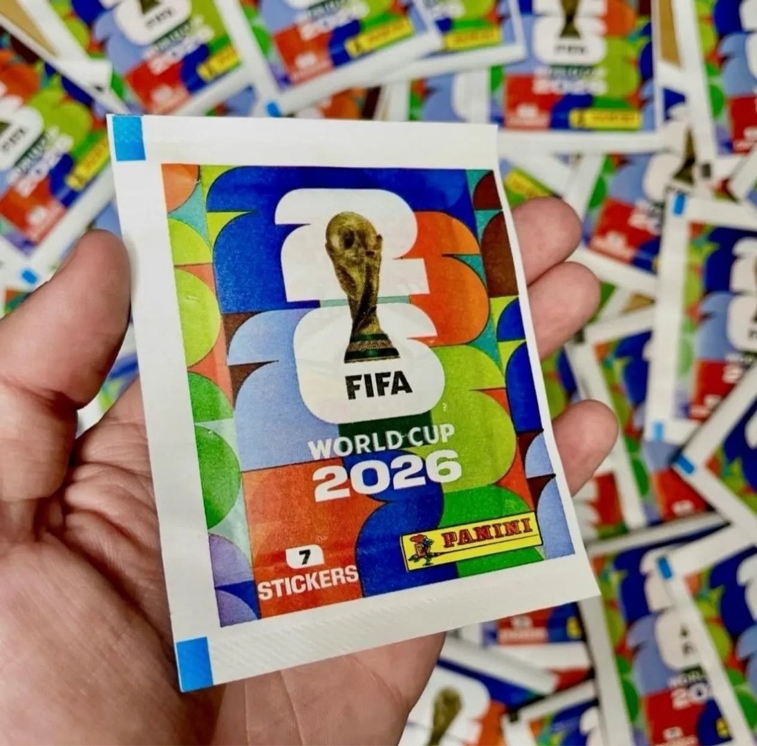 Kit com 12 Pacotes de Figurinhas Copa do Mundo FIFA 2026 EUA - 84 figurinhas