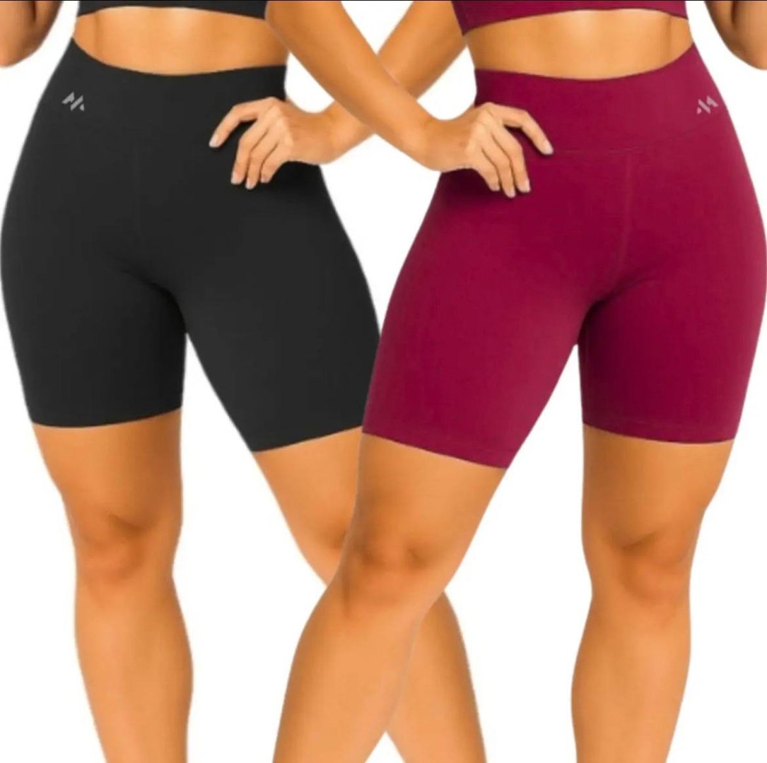 Modella Kit 2 Bermudas Feminina Blackout Zero Transparencia