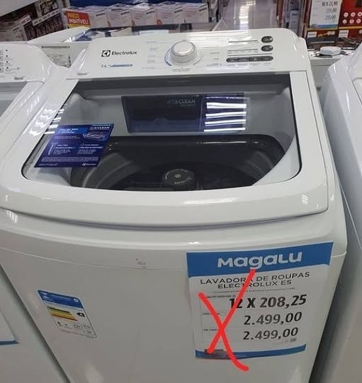Lavadora 15kg Electrolux Essential Care Cesto Inox Jet&Clean Ultra Filter 11 Programas - 110v/220v