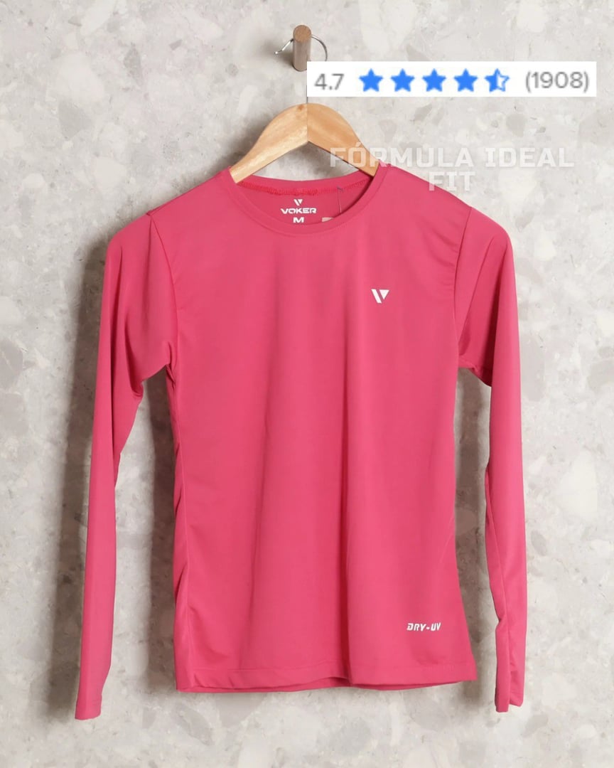 Camisas Térmica Feminina Voker Proteção Uv