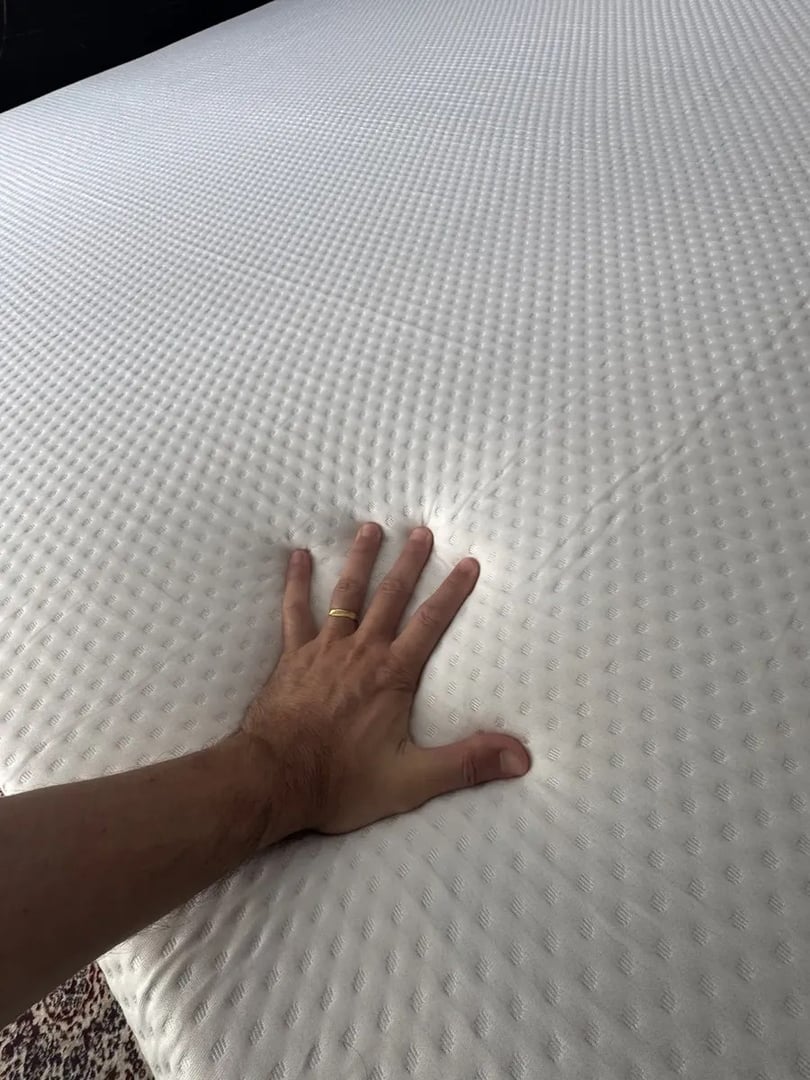 Colchão Emma Original Casal - Tecnologia Alemã Cor Branco/cinza