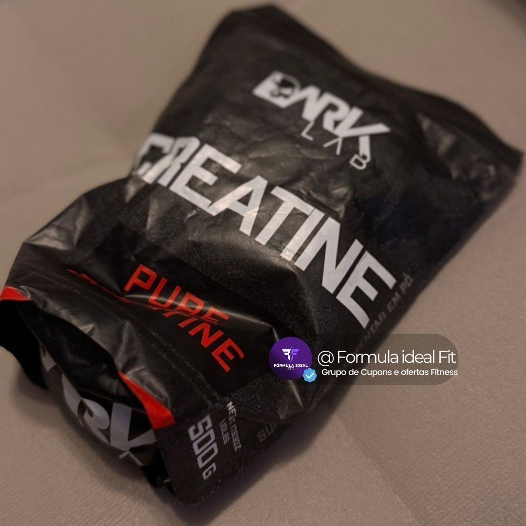 Creatina Pura 500g Dark Lab Monohidratada 100% de Pureza, Sem Sabor