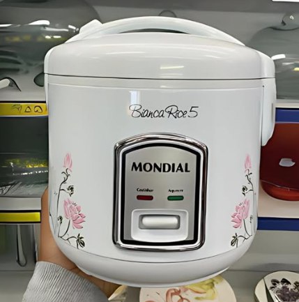 Panela de Arroz Elétrica Mondial Bianca Rice - NPE-05-5X 5 Xícaras 400W