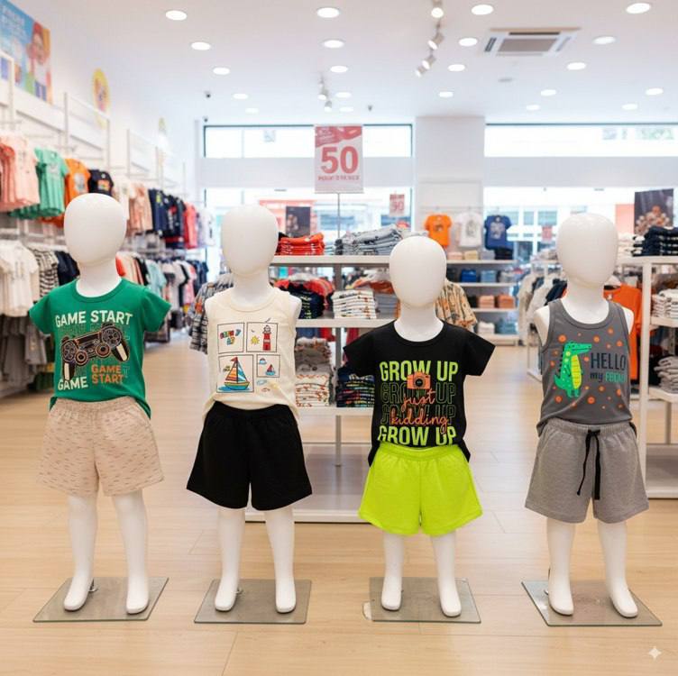Kit 10 Peças De Roupa Conjunto Infantil Menino Dia A Dia