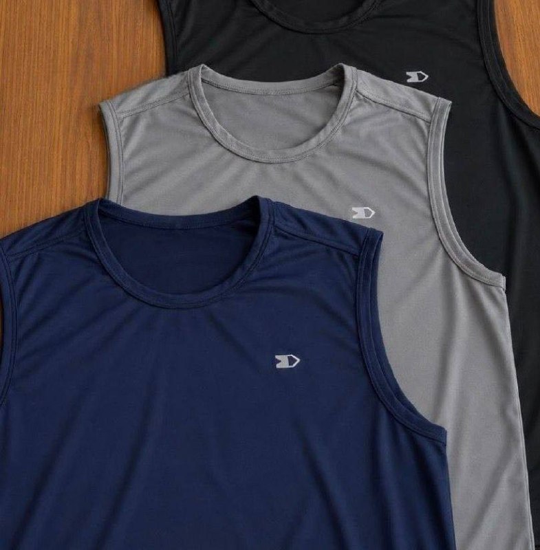 Kit 3 Regata Dry-fit Lisa Masculina Sandrini Academia Casual