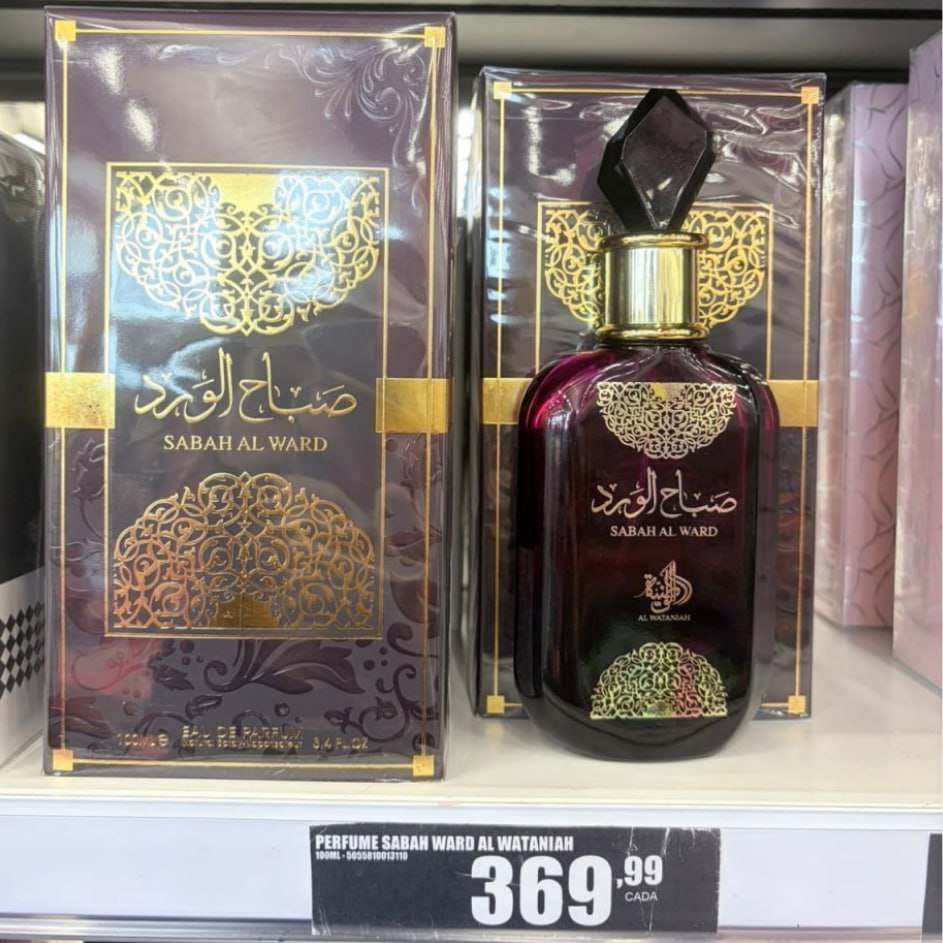Perfume Arabe Sabah Al Ward Al Wataniah Feminino - 100ml